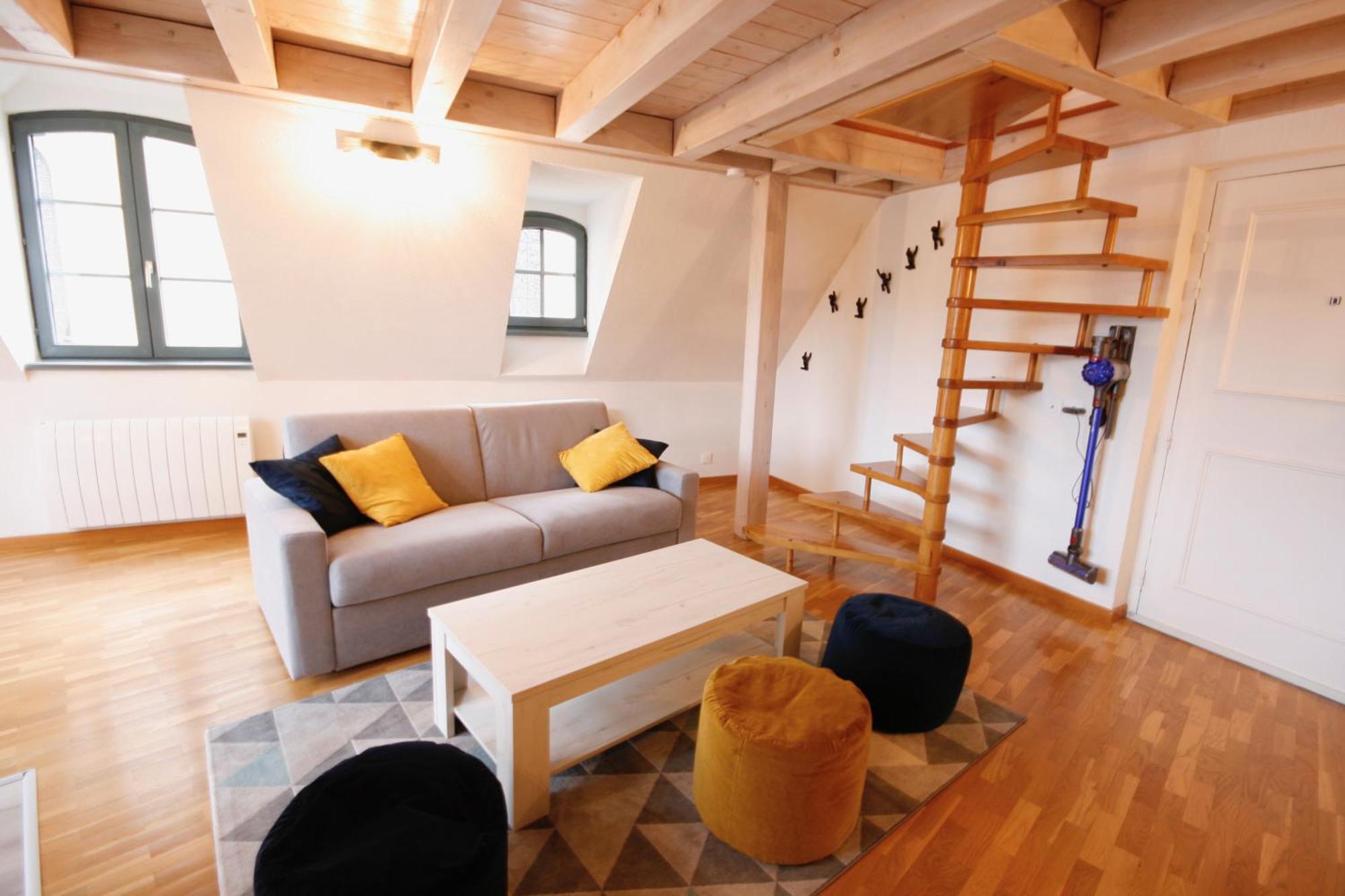 Appartement Le Ch'Ti Alsacien Eguisheim Bagian luar foto